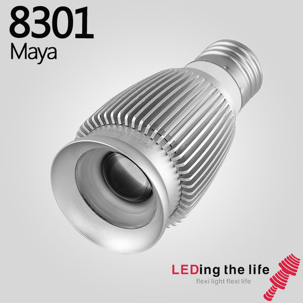 8301 Maya E27 LED focus spotlight for living room lighting
