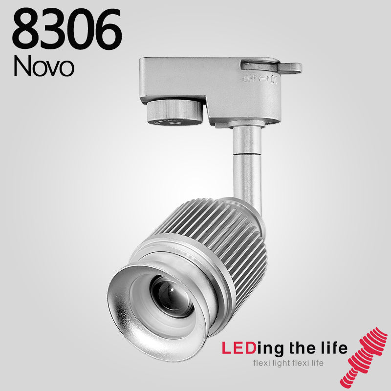 8306D Dimmble version of 8306 Novo LED focus track spotlight for museum lighting Triac 110V/220V dimmable