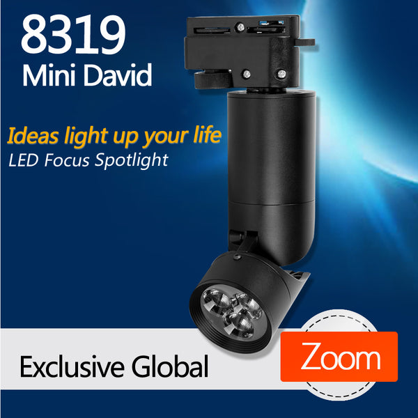 8319 Mini David LED Track Spotlight For Clothing store lighting