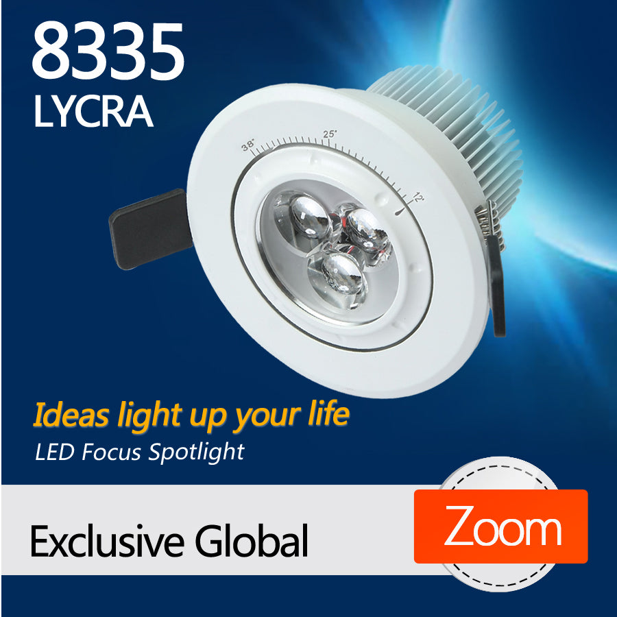 8335 LYCRA Dimmable LED focus lighting fixture for Open Shelf Lighting ...