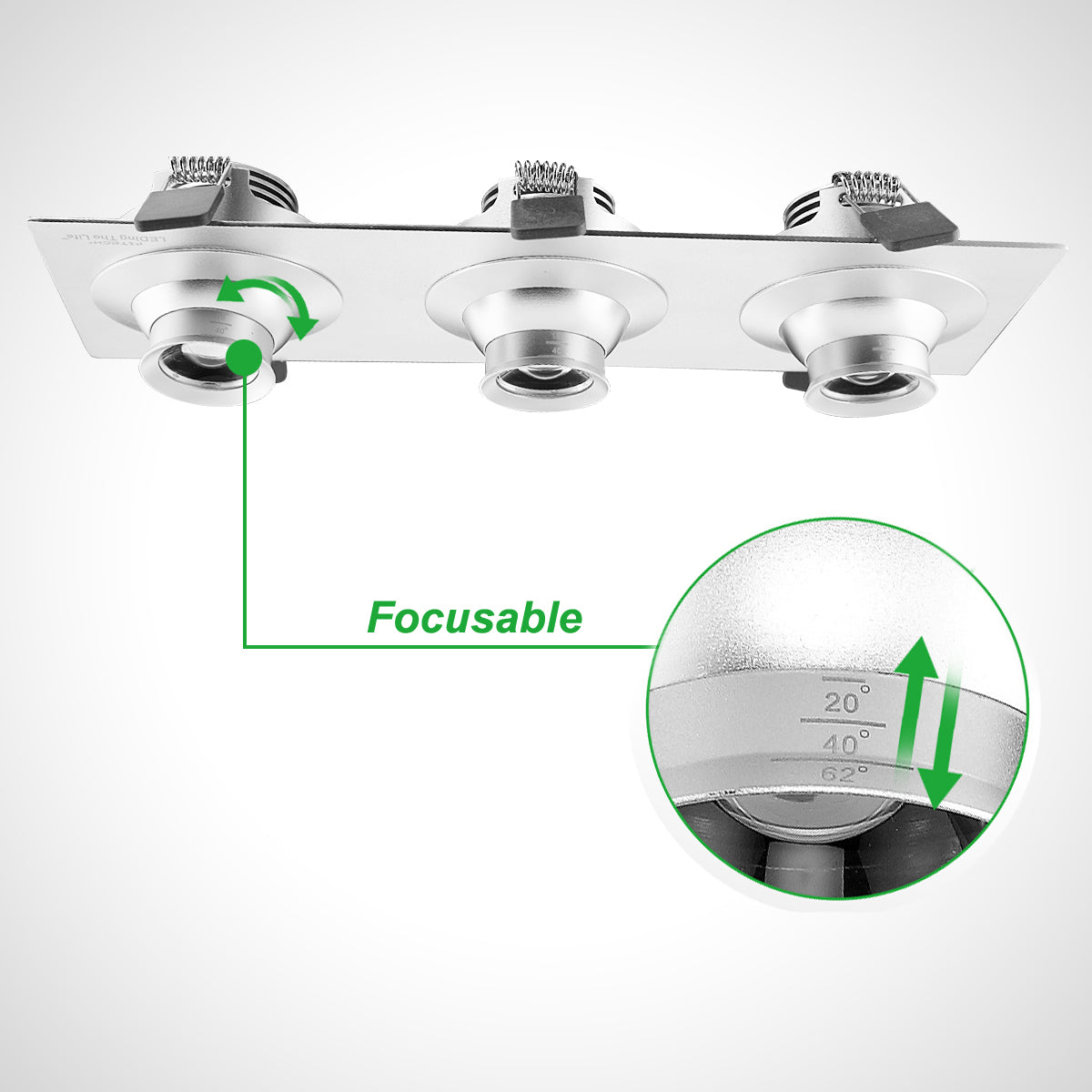 9042 the eye LED focus lighting fixture for office leisure area lighti ...