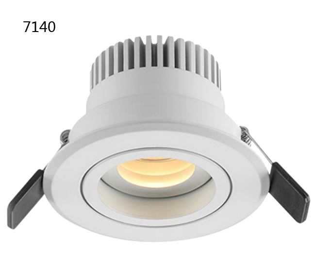 7140 Nebula 7W , Beam angle 10-42 degree,LED recessed focus lighting fixture for tea house lighting ,Design of Anti-glare function