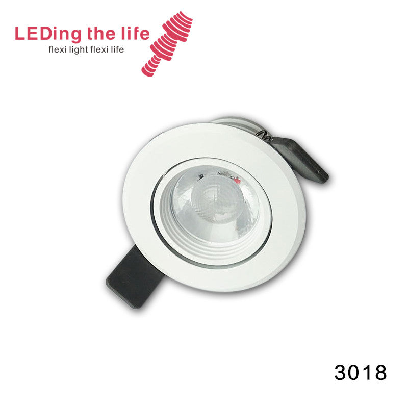 3018 Nebula 3W 6 degrees beam angle gimbal small led downlight for kit LEDing the life online shop LED focus spotlight