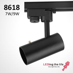 8618 Snow,7W/9W led focus spotlight track light for dining-room setting wall clothing store