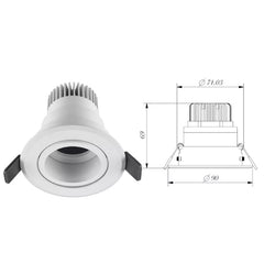 7515 the SKY LED focus lighting fixture for art gallery,salon lighting