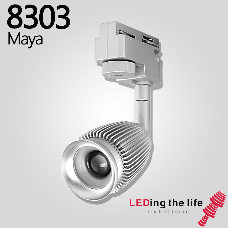 8303D Maya LED focus track light for art gallery lighting,Triac dimmable version 110V/220V