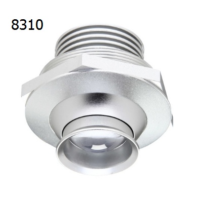 8310 The Eye 1w adjustable beam mini led downlight for showcase jewelry display