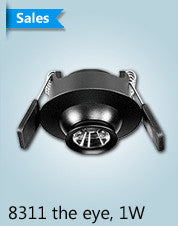 8311 the eye,led focus spotlight,recessed led ceiling light for living room,shelf lighting ,1W