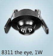 8311 the eye,led focus spotlight,recessed led ceiling light for living room,shelf lighting ,1W