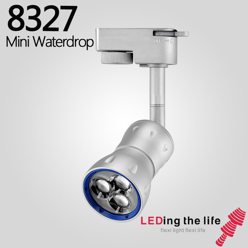 8327 Mini Waterdrop,6W LED Track Focus Spotlight For Art Gallery Lighting