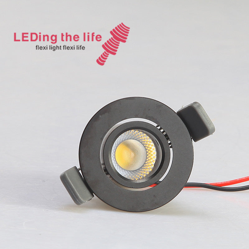 9078 1w led light source led aluminum lamp led recessed spotlightg for carpark lighting 9 degrees beam angle 42mm