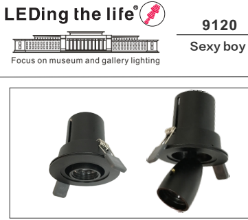9120 Sexy Boy 1W,9-50 degrees beam angle ,52mm recessed open hole sizes, small led downlight for kitchen lighting from ledingthelife