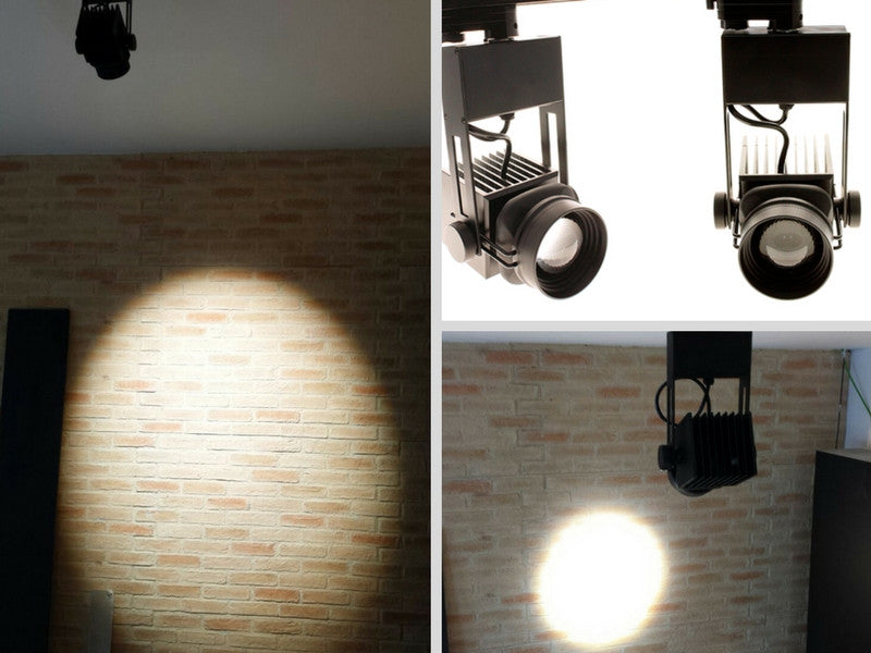 8912 Hasselblad 3D ,45W,3D-Focusable Museum Track Light  For Museum Lighting ,0-10V Dimmable,15°~43°